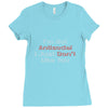 not antisocial Ladies Fitted T-Shirt