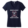 beer army beer wars Women's V-Neck T-Shirt