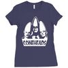 coneheads   eierkopf retro kult serie lustig dickkopf glatze Ladies Fitted T-Shirt