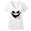 evil jack o' lantern scary Women's V-Neck T-Shirt
