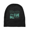 snooker where's the cue ball going Baby Beanies