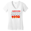 i survived spring break 1990 Women's V-Neck T-Shirt