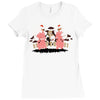 piggybacks and chicken fights Ladies Fitted T-Shirt