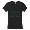 i before e grammar rule Women's V-Neck T-Shirt