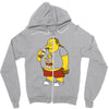 fractal comic book guy Zipper Hoodie