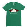 December Peeking Out Baby Boy in Spanish Ladies Fitted T-Shirt