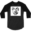salvador dali face surrealist artist 3/4 Sleeve Shirt