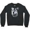 round neck dog wolf Crewneck Sweatshirt