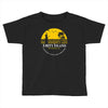 amity island jaws inspired movie shark printed Toddler T-shirt