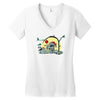 the great christmas king Women's V-Neck T-Shirt
