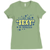 i put the sexy in dyslexia Ladies Fitted T-Shirt