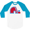 quebec nordiques 3/4 Sleeve Shirt