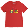 totoro &amp; pikachu onesie V-Neck Tee
