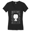 marvelous you severely underestimate my apathy Women's V-Neck T-Shirt