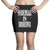 normal is boring tie dye Mini Skirts