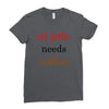 el jefe needs coffee Ladies Fitted T-Shirt