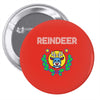 reindeer christmas Pin-back button