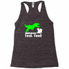 dino fast food  fun Racerback Tank