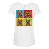 pop art Maternity Scoop Neck T-shirt