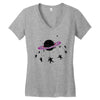 Saturn Swing Women's V-Neck T-Shirt