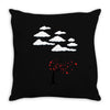 Heart Tree Throw Pillow