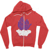doves in mourning Zipper Hoodie