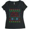 this is my ugly sweater Women's Triblend Scoop T-shirt