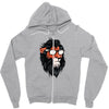 cool summerish scar Zipper Hoodie
