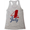 4th of july Racerback Tank