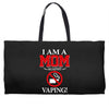 I Am A Mom Against Vaping Weekender Totes