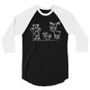 angry (2) 3/4 Sleeve Shirt