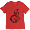 tribal cobra V-Neck Tee
