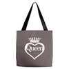funny  queen of everything gift bride honeymoon hen night fashion fema Tote Bags