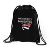 necessity is the mother Drawstring Bags