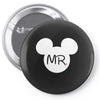 Mr. and Mrs. Matching Pin-back button