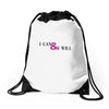 i can &amp; i will Drawstring Bags
