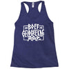 Boef en de Gelogeerde Aap Racerback Tank