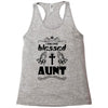 I Am One Blessed Aunt Racerback Tank