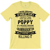 Super Cool Poppy Of A Freaking Awesome Granddaughter T-Shirt