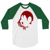 deadpool face 3/4 Sleeve Shirt