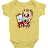 triple beagle portrait Baby Bodysuit