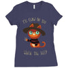 nightmare on kitty street Ladies Fitted T-Shirt