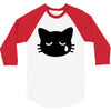 sad cat 3/4 Sleeve Shirt