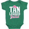 tan legged juliet Baby Bodysuit