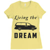 living the minivan dream Ladies Fitted T-Shirt