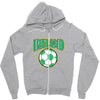 ireland soccer Zipper Hoodie