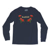 sassy with roses Long Sleeve Shirts