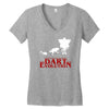 dart evolution stranger dustin tv show Women's V-Neck T-Shirt