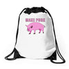 make pork trending Drawstring Bags