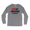 i love my awesome mechanic Long Sleeve Shirts